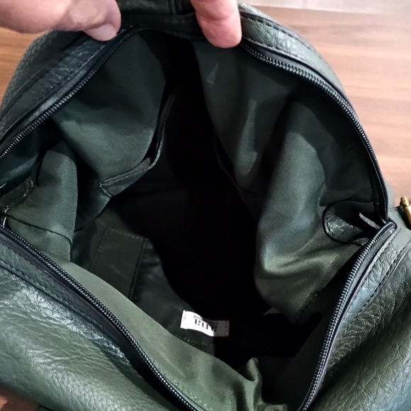 a.n.a Teal Leather Shoulder Bag with Gold Accents - Picture 10 of 10